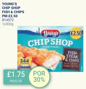 Bestway YOUNG'S CHIP SHOP FISH & CHIPS 814572 1x300g offer
