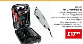 Lidl Pet Grooming Set offer