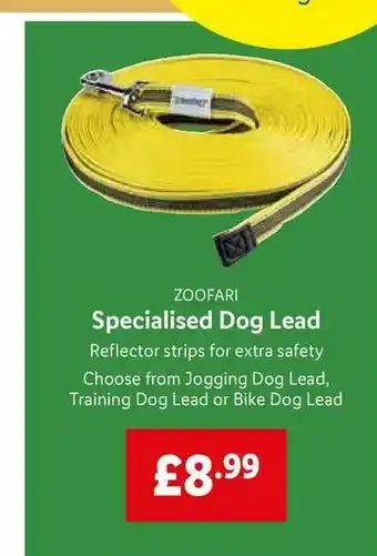 Lidl Specialised Dog Lead offer