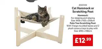 Lidl Cat Hammock Or Scratching Post offer