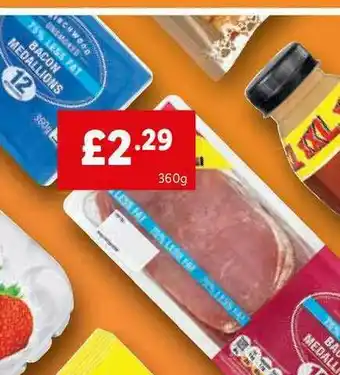 Lidl Bacon Medallions offer