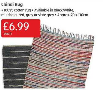 Aldi Chindi Rug offer