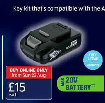 Aldi Key Kit That's Compatible With The Activ Energy Range offer