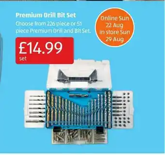 Aldi Premium Drill Bit Set offer
