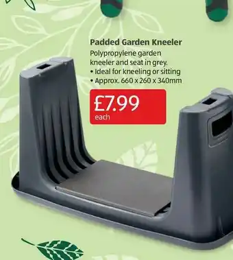 Aldi Padded Garden Kneeler offer