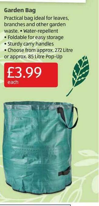 Aldi Garden Bag offer