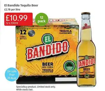 Aldi El Bandido Tequila Beer offer