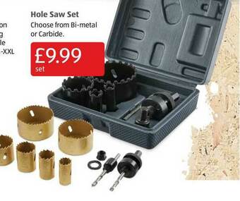 Aldi Hole Saw Set offer