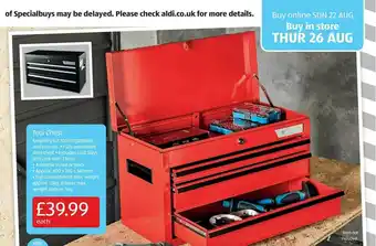 Aldi Tool Chest offer