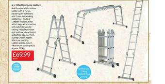 Aldi 4 X 3 Multipurpose Ladder offer
