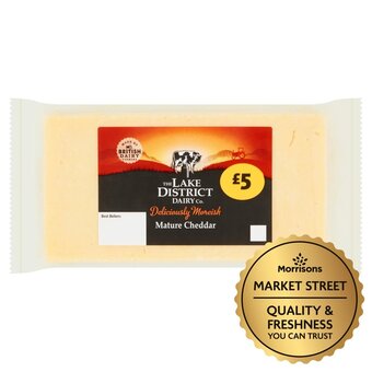 Morrisons Lake district mature cheddar offer