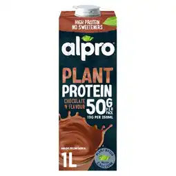 Morrisons Alpro soya high protein chocolate long life drink offer