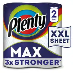 Morrisons Plenty max extra large kitchen towel 2 rolls offer