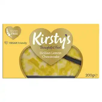 Morrisons Kirsty's lemon cheesecake offer