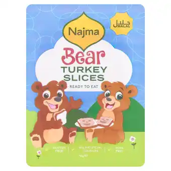 Morrisons Najma bear halal delicious turkey slices offer