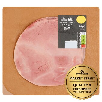 Morrisons Market street deli cooked ham offer