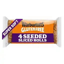 Morrisons Warburtons glutenfree soft sliced seeded rolls offer