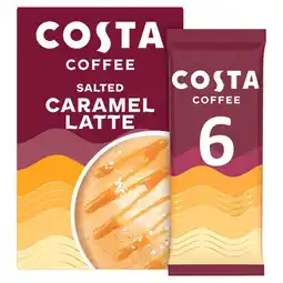 Morrisons Costa coffee salted caramel latte sachets drinks offer