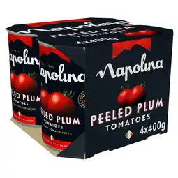 Morrisons Napolina peeled plum tomatoes in a rich tomato juice (4x400g) offer