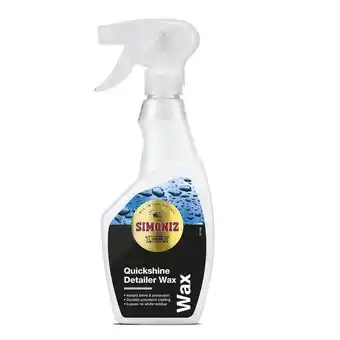 Morrisons Simoniz quickshine detailer wax offer
