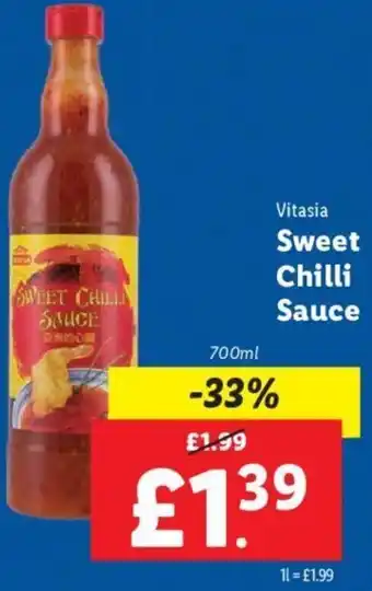 Lidl Vitasia Sweet Chilli Sauce 700ml offer