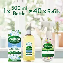Morrisons Zoflora linen fresh concentrated disinfectant offer