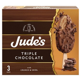 Morrisons Jude's triple chocolate stick bars offer