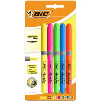 Morrisons Bic briteliner grip pen offer
