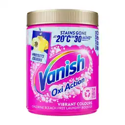 Morrisons Vanish gold oxi-action pink stain remover powder offer