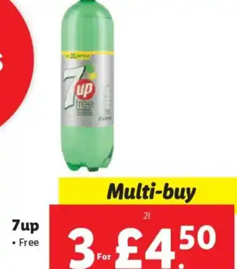 Lidl 7up 2L 3 for offer