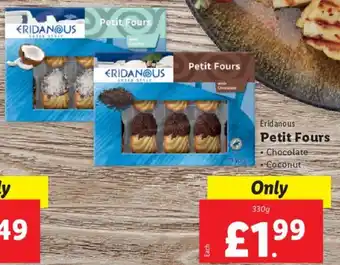 Lidl Eridanous Petit Fours 330 g offer