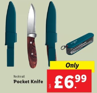 Lidl Rocktrail Pocket Knife offer
