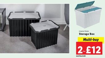 Lidl Livarno Home Storage Box offer