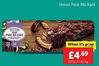 Lidl Hoisin Pork Rib Rack offer
