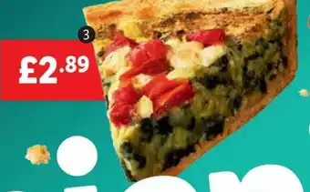 Lidl Deluxe Premium Quiche - Spinach & Feta 400g, offer