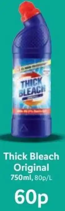 Lidl Thick Bleach Original 750ml offer