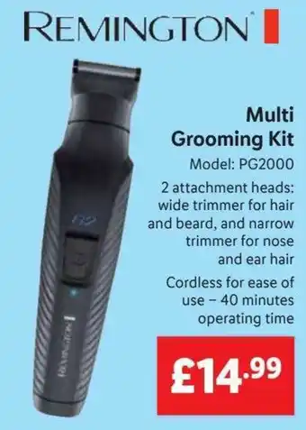 Lidl REMINGTON Multi Grooming Kit offer
