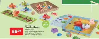 Lidl PLAYTIVE Wooden Games offer