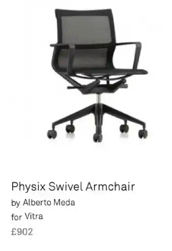 Heal's Physix Swivel Armchair offer