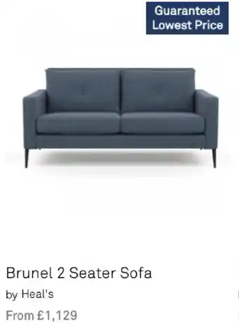 Heal's Brunel 2 Seather Sofa offer