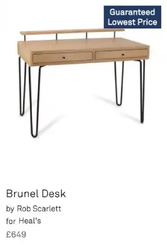 Heal's Brunel Desk offer