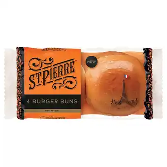 Morrisons St pierre 4 burger buns offer