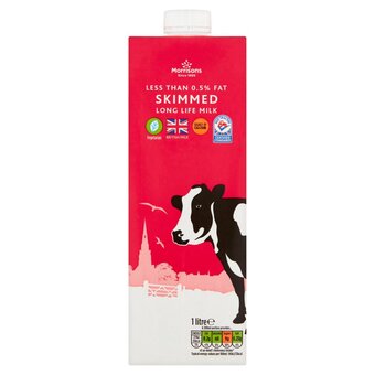 Morrisons Morrisons long life british skimmed milk offer