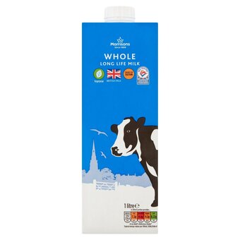 Morrisons Morrisons long life british whole milk offer