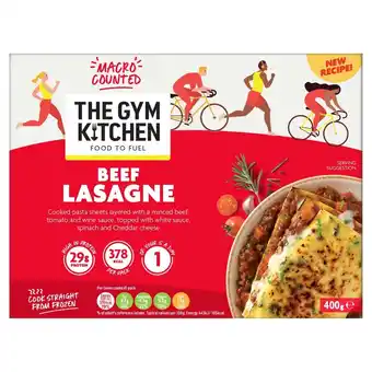 Morrisons The gym kitchen beef lasagne offer