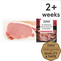 Tesco Tesco smoked back bacon 10 rashers 300g offer