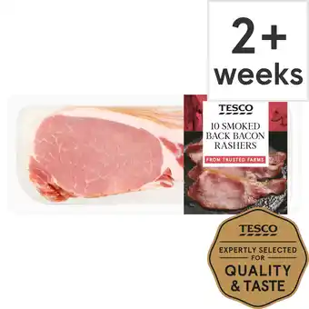 Tesco Tesco smoked back bacon 10 rashers 300g offer