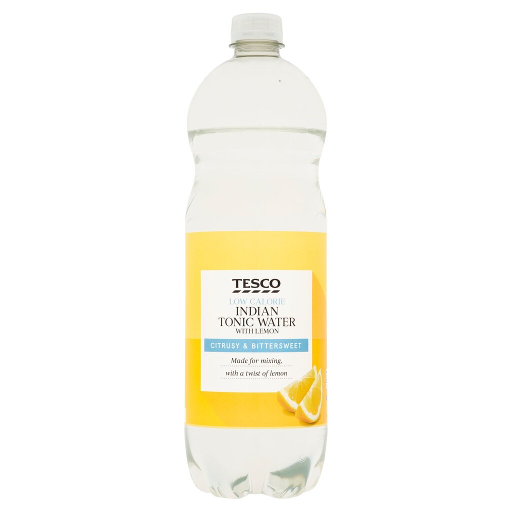 Tesco low calorie indian tonic water with lemon 1 litre offer at Tesco
