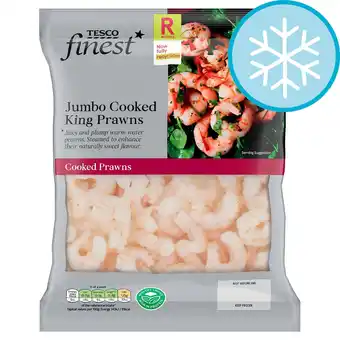 Tesco Tesco finest jumbo cooked king prawns 225g offer