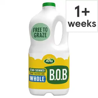 Tesco Arla bob semi skimmed milk 2 litre offer